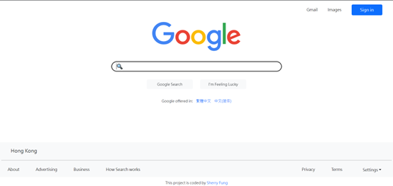 Replicated Google webpage preview